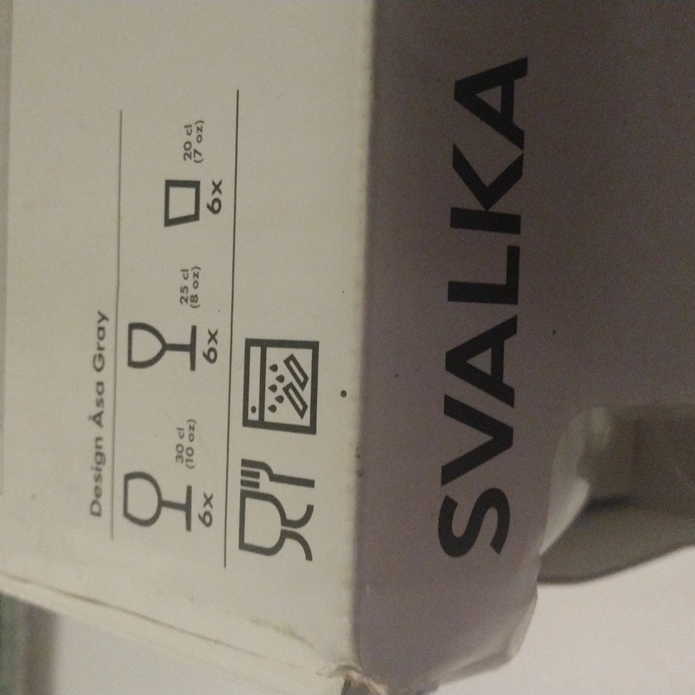 Svalka Ikea wine glasses 3 different styles new - Picture 2 of 5